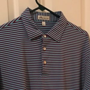 Striped golf shirt